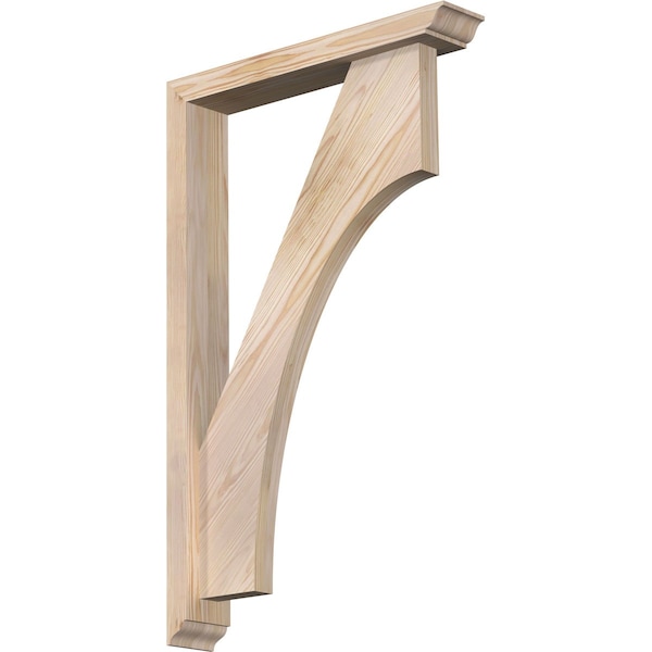 Ekena Millwork Westlake Traditional Smooth Bracket w/ Offset Brace, Douglas Fir, 3 1/2"W x 20"D x 32"H BKT0402X20X32WTL01SDF - main